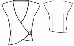 Take a look at our free sewing patterns! Women Tops 5443 Wrapped Top Patrones De Costura Gratis Patrones De Costura Cosiendo Camisas