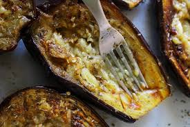 Greek Stuffed Eggplant Papoutsakia 30 Days Of Greek Food Recipe Greek Recipes Greek Recipes Authentic Food