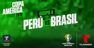 Brasil nunca ha perdido una. Copa America Brasil 2019 Peru Vs Brasil Por Telemundo