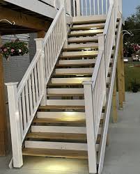 We have a small, square, wooden deck that is in the full sun during summer and provides no privacy. Exterior Stair Stringers By Fast Stairs Com