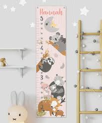 Lmt Creative Woodland Personalized Growth Chart