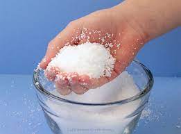 Salt painting is a fun process art activity to do with kids. Fake Snow Lab Testing The Best Recipes Left Brain Craft Brain