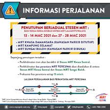 The frequency of departures from sungai buloh. Mymrt Underground Posts Facebook
