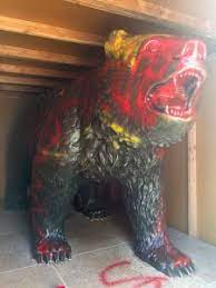Ucpd Investigates Vandalism After Bruin Bear Found Painted Red Yellow Daily Bruin