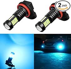 Amazon Com Alla Lighting H11 Led Bulbs Xtreme Super Bright 8000k Ice Blue 12v 3030 36 Smd Fog Lights Drl Replacement For Cars Trucks Automotive