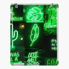 #neon aesthetic #red aesthetic #neon red aesthetic #wlw aesthetic #my moodboards. Pink Neon Lights Aesthetic Collage Ipad Case Skin By Snowflake6 Redbubble