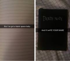 Taylor Swift Gets More Powerful By The Day Death Note Anime Funny Anime Memes