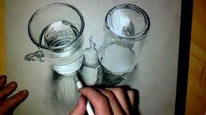 The artist has put the soul into every piece of his creation that the pictures are speaking louder than words. Crazy Realistic Drawing 3d Water Glass 2 Youtube