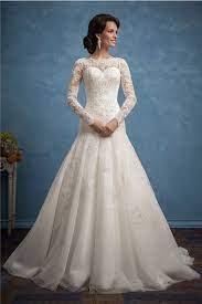 Modest Trumpet High Neck Long Sleeve Tulle Lace Wedding Dress With Buttons Wedding Dresses Wedding Dress Long Sleeve Bridal Dresses