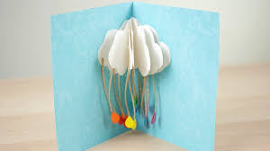 Change up the copy and font. Pop Up Cloud Card Paper Cloud With Rainbow Raindrops Handmade Baby Shower Card Idea Youtube