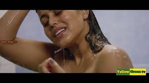 Actress Poorna Sexy Bathing, Yellow Green T v 2019