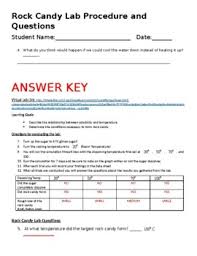 Make a claim what effect do you think temperature has on the solubility of different amounts of in water? Temperature And Solubility Lab Answers