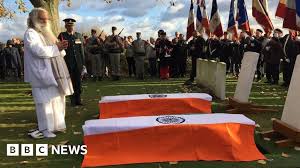 Indian WW1 soldiers laid to rest after ...