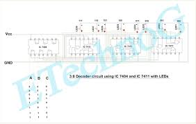Ic 74138 is a logical decoder ic. 3 To 8 Decoder Circuit Diagram 3 To 8 Decoder Truth Table Etechnog
