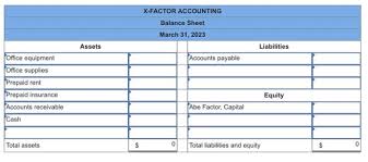 Solved Abe Factor opened a new accounting practice called