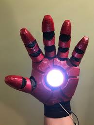 Hand made iron man costume. Makes For Iron Man Mk6 Mk 6 Glove Hand With Repulsor By Dadave Thingiverse