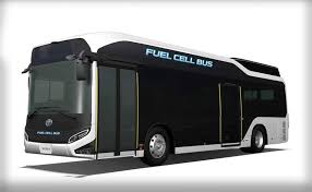 Toyota Introduces Production Ready Hydrogen Fuel Cell Bus Sora In Japan Carandbike Hydrogen Fuel Cell Bus Fuel Cell