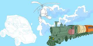 pdf dessins a imprimer et colorier les moyens de transport coloriage mickey minnie saint valentin