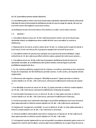 Concedierea pentru motive care nu tin de persoana salariatului reprezinta încetarea contractului individual de 65. Codul Muncii 65 80 Docx