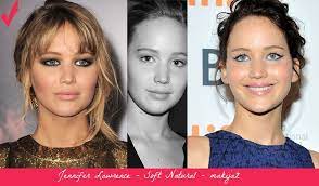 Jennifer Lawrence Soft Natural Best Makeup Left Vs Wrong Makeup Soft Natural Makeup Style Analysis Style