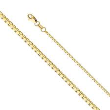 Check spelling or type a new query. 14k Yellow Or White Gold Thin 1 2 Mm Box Chain Necklace 16 18 20 22 Or