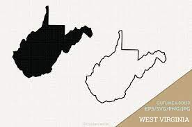West Virginia Vector State Clipart Wv Clip Art West Etsy Clip Art Illustration Design West Virginia