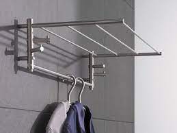 Features of a clothes hanger rack. Wall Mounted Coat Hanger Rack G1 600 Phos Design Gmbh