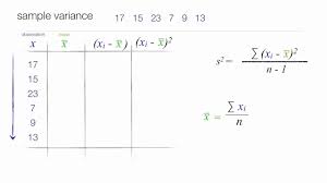 How To Calculate Standard Deviation And Variance Standard Deviation Lean Six Sigma Homework Help