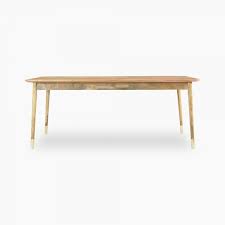 Set (dining table, 6 upholstered side chairs & 2 upholstered arm chairs), created for macy's. Natural Wood Kimba Dining Table 180cm Mid Century Furniture