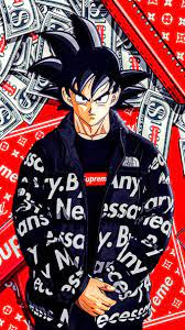 Supreme north face tnf by any means necessary gloves. Goku Drip Know Your Meme