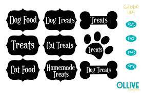 Download Dog Cat Food And Treats Labels Svg Bundle 650713 Cut Files Design Bundles