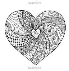 Love Zentangle Heart Love Zentangle In 2020 Love Coloring Pages Heart Coloring Pages Mandala Coloring Pages