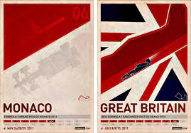 Formula 1 emirates grand prix de france 2021. 2011 Formula 1 Grand Prix Posters Cool Material