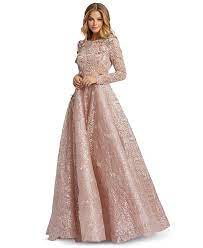 Mac duggal dresses are available around the world, on over five continents and in 32 countries. Mac Duggal Long Sleeve Embellished Ball Gown Reviews Dresses Women Macy S