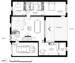 Plan Maison En U Etage Avec 1 305415 505 Et Plan Maison En U 9 2400x2021px Plan Maison En U Plan Maison En U Plan Maison Plan Petite Maison