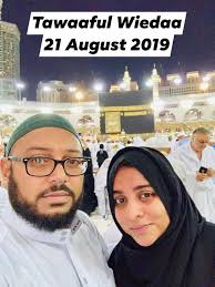 Still completely overwhelmed by the magnitude of hajj, VOC Breakfast Beat  host Sabera Sheik Essop has finally shared some beautiful snaps of her  journey with husband Shaykh Harun Moos. Before she left,