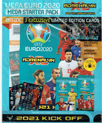 Football trading card hype explained. Football Cartophilic Info Exchange Panini Adrenalyn Xl Uefa Euro 2020 2021 Kick Off 02 Mega Starter Pack Uk