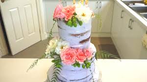 Choose from a variety of colors or seasons to inspire your unique flower cake selection. Naked Cake With Fresh Flowers Youtube