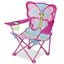 Zložljiv otroški stol za kampiranje z motivom metuljčka - Melissa & Doug  nakupovanje v IgračeShop