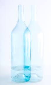 fotografie glas fles transparant blauw water lange sluitertijd sluitertijd fotografie fotografie ideeen