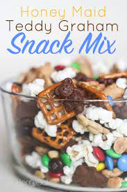 Honey Maid Teddy Graham Snack Mix Thisiswholesome Snack Mix Healthy Movie Snacks Snack Mix Recipes
