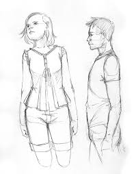 Frau Und Mann Skizzen Soph S Sketchpad