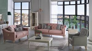 Soru 134 Somon Ve Acik Gri Rengi Koltuk Takimi Ile Uyumlu Fon Perde Hali Dekor Ekrani