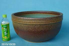 楽天市場 あす楽対応 信楽焼 睡蓮鉢 窯肌ボール 13号 外径40cm 高さ21cm 送料無料 産地直送 水鉢 メダカ鉢 金魚鉢 ハス鉢 茶碗蓮鉢 ビオトープ スイレン鉢 水生植物鉢 カキツバタ鉢 石田精華園 楽天市場店 睡蓮鉢 ビオトープ メダカ 水生植物