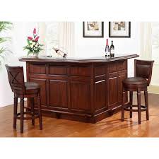 The combined microwave stand and bar cabinet save on space without giving up an ounce of style. Belvedere Return Home Bar Set Distressed Walnut Eci Furniture 7 Reviews Furniture Cart