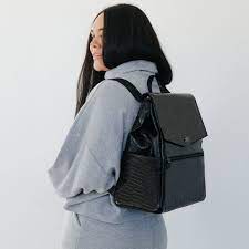 Ebony Croc Classic Diaper Bag Freshly Picked