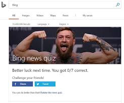 It's offers trivia, quizzes and pools. Bing Quiz Archives Bing Weekly Quiz Holiday Quizzes Play Quiz Quiz