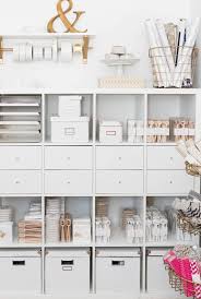 17 Ikea Hacks That Ll Answer All Your Craft Storage Woes Home Office Decor Home Office Organization Chic Office Space