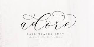 Jane austen by pia frauss. Adore Calligraphy Font Download