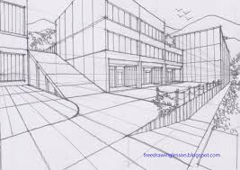 Sketch Draw Draw Ramp In Two Point Perspective Point Perspective One Point Perspective Two Point Perspective City